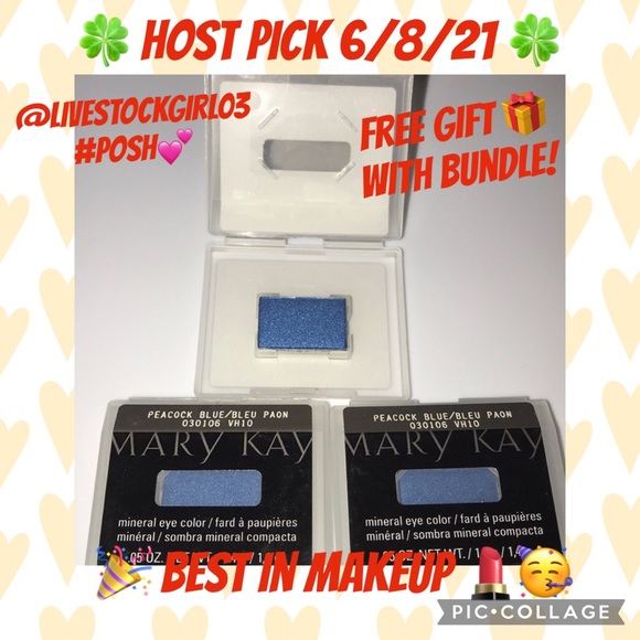 Mary Kay peacock blue mineral eye color New - Picture 3 of 3